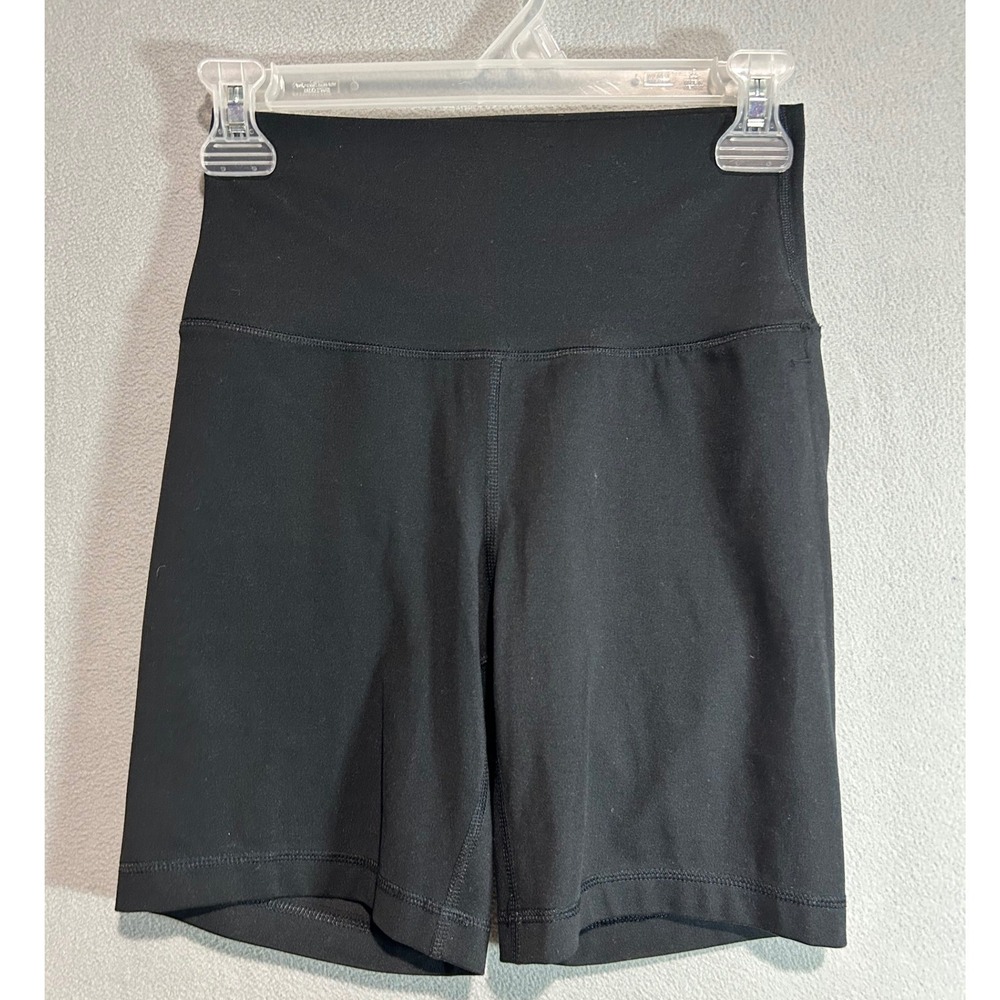 Yogalicious Lux Biker Shorts Women Small Black Athletic Workout Yoga athleisure